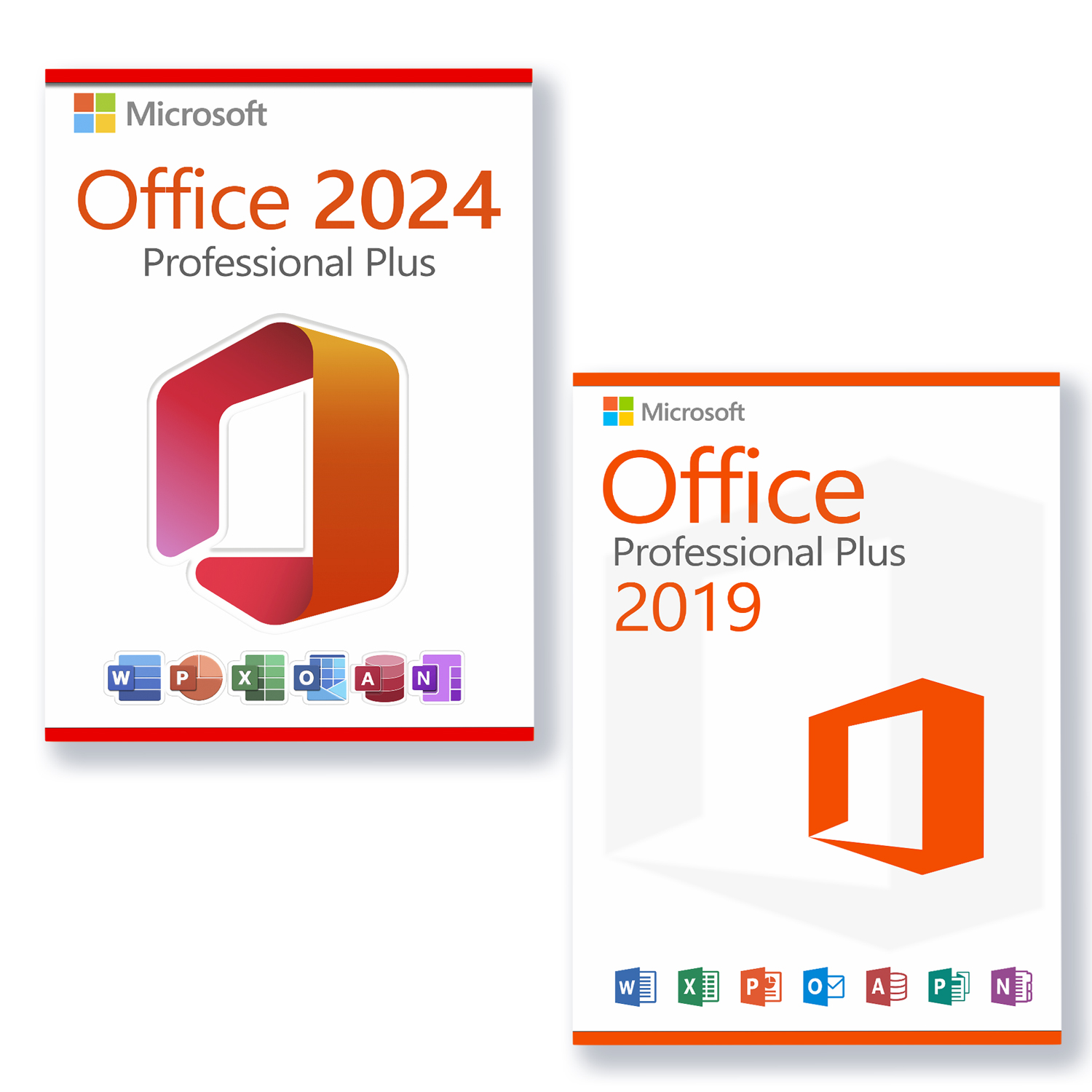 Microsoft Office 2024 Professional Plus + Microsoft Office 2019 Professional Plus für 3 PC