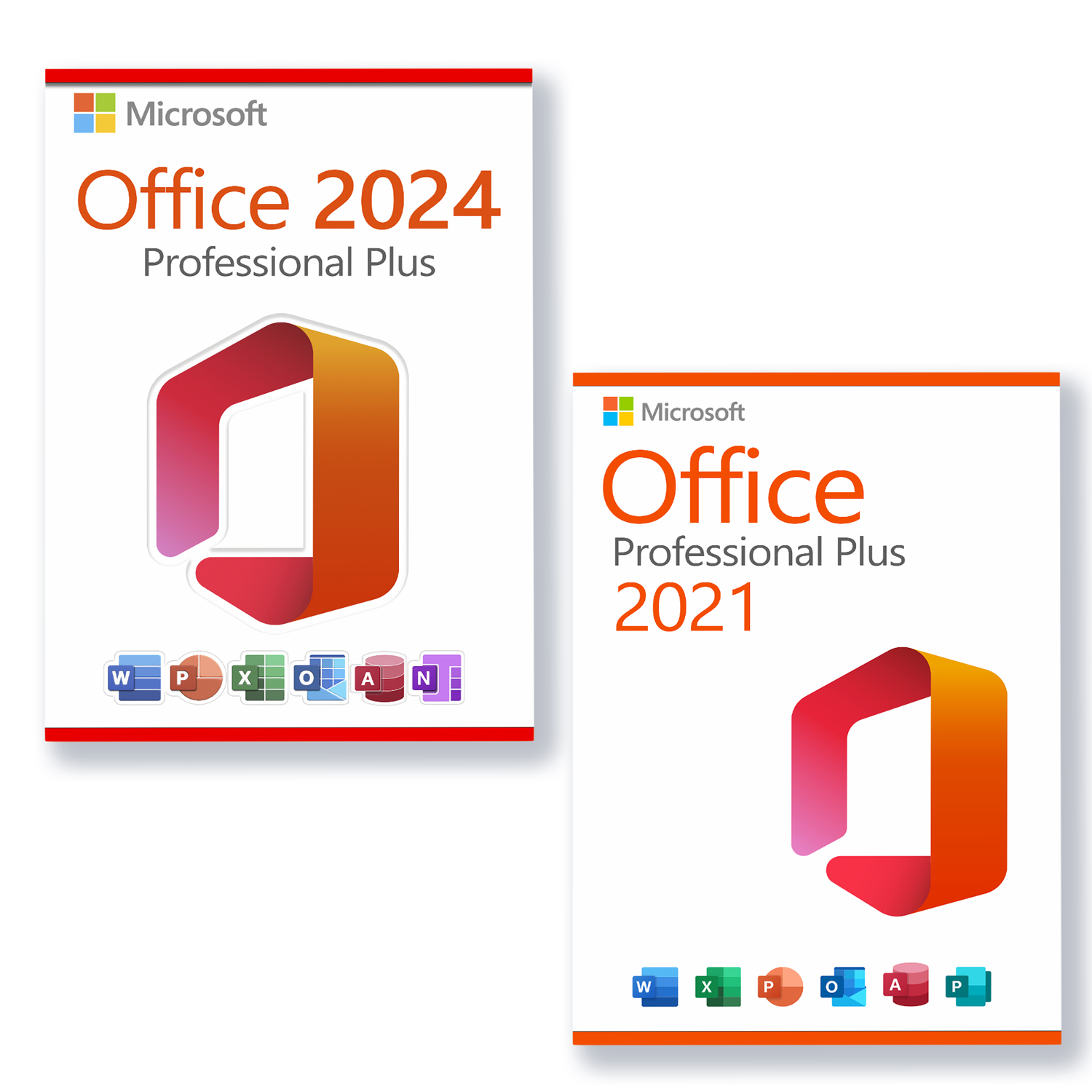 Microsoft Office 2024 Professional Plus + Microsoft Office 2021 Professional Plus Lizenz für 3 PC