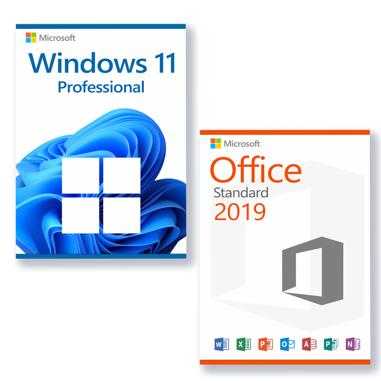 Microsoft Microsoft Windows 11 Professional + Microsoft Office 2019 Standard Lizenz für 3 PC