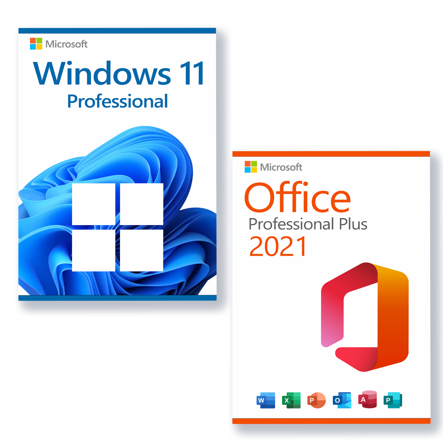 Microsoft Windows 11 Professional + Microsoft Office 2021 Professional Plus Lizenz für 3 PC